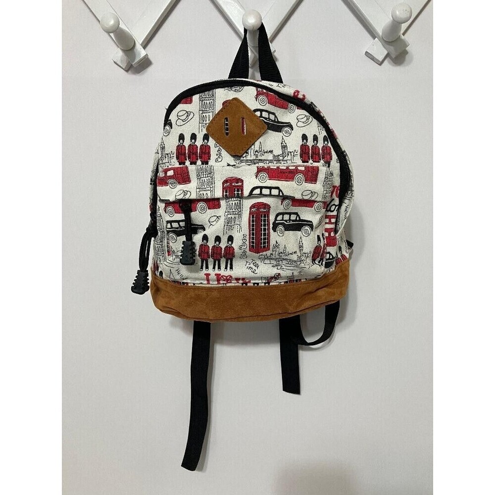 I‎ Love London Mini Backpack Travel British England SOUVENIR Adjustable Straps